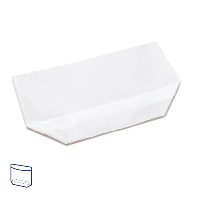 RÉCIPIENTS AVEC BASE ET FENÊTRE 'TURTLE PACK' 50 G/M2 + 15 PP 27+5,5/2,5x16 CM BLANC KRAFT (100 UNITÉS) - REF. 173.14 - Image 3