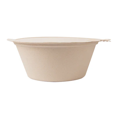 RÉCIPIENTS AVEC CHARNIERE BIONIC 1300 ML 20x13,5x8 CM NATUREL BAGASSE (300 UNITÉS) - REF. 254.19 - Image 3