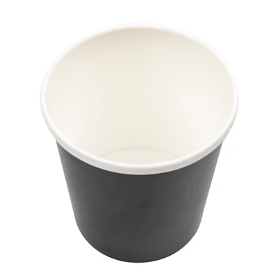 RÉCIPIENTS + COUVERCLES 480 ML - 16 oz 320 + 18 PE G/M2 Ø9,7/7,5x10 CM NOIR CARTON (250 UNITÉS) - REF. 226.43 - Image 3