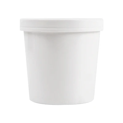 RÉCIPIENTS + COUVERCLES 780 ML - 26 oz 330 + 18 PE G/M2 Ø11,7/9,2x11 CM BLANC CARTON (250 UNITÉS) - REF. 226.41 - Image 2