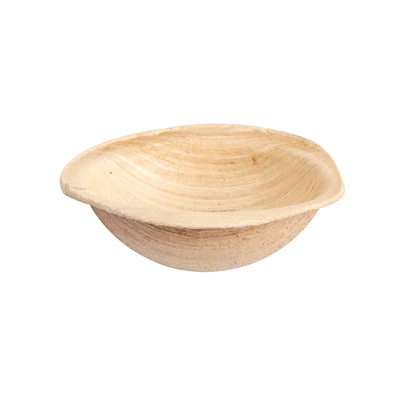 RÉCIPIENTS DEMI SPHÈRE ARECA Ø 6x2 CM NATUREL ARECA (500 UNITÉS) - REF. 230.60