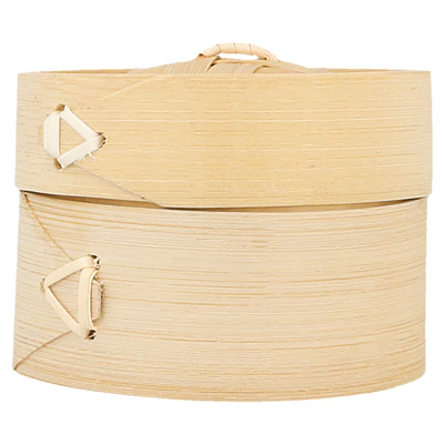 RÉCIPIENTS MINI DIM-SUM BAMBOO Ø 8x6 CM NATUREL BAMBOU (10 UNITÉS) - REF. 165.61 - Image 2
