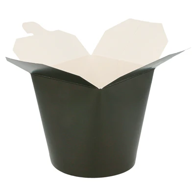 RÉCIPIENTS MULTIUSAGES MICRO-ONDABLES 780 ML 305 + 18 PE G/M2 Ø9x9 CM NOIR CARTON (50 UNITÉS) - REF. 219.52 - Image 2