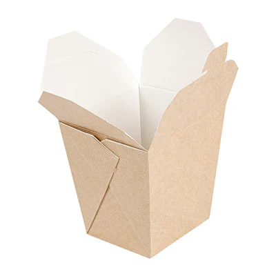 RÉCIPIENTS MULTIUSAGES MICRO-ONDABLES THEPACK 480 ML 7,7x5,7x9 CM NATUREL CARTON NANO-MICRO + PP (480 UNITÉS) - REF. 234.48 - Image 2