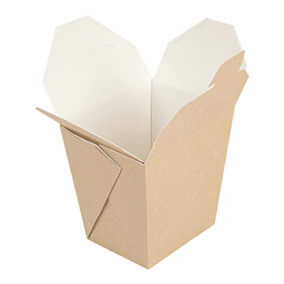 RÉCIPIENTS MULTIUSAGES MICRO-ONDABLES THEPACK 780 ML 8x7x10,5 CM NATUREL CARTON NANO-MICRO + PP (480 UNITÉS) - REF. 234.50 - Image 2