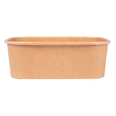 RÉCIPIENTS RECTANGULAIRES 750 ML 320 + 26 PE G/M2 17,3x12,3x5,7 CM NATUREL KRAFT (300 UNITÉS) - REF. 254.34 - Image 2
