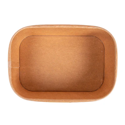 RÉCIPIENTS RECTANGULAIRES 750 ML 320 + 26 PE G/M2 17,3x12,3x5,7 CM NATUREL KRAFT (300 UNITÉS) - REF. 254.34 - Image 3