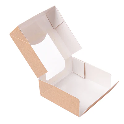 RÉCIPIENTS SUSHI+FÊNETRE THEPACK 10x10x4 CM MARRON CARTON NANO-MICRO + OPP (400 UNITÉS) - REF. 253.36 - Image 4
