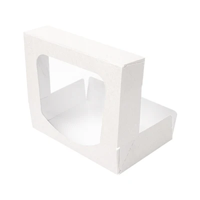 RÉCIPIENTS SUSHI+FÊNETRE THEPACK 19,7x12x4,5 CM BLANC CARTON NANO-MICRO + OPP (400 UNITÉS) - REF. 253.43 - Image 3