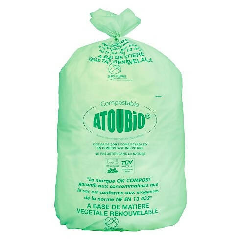 SAC POUBELLE COMPOSTABLE 125L (150 UNITES)