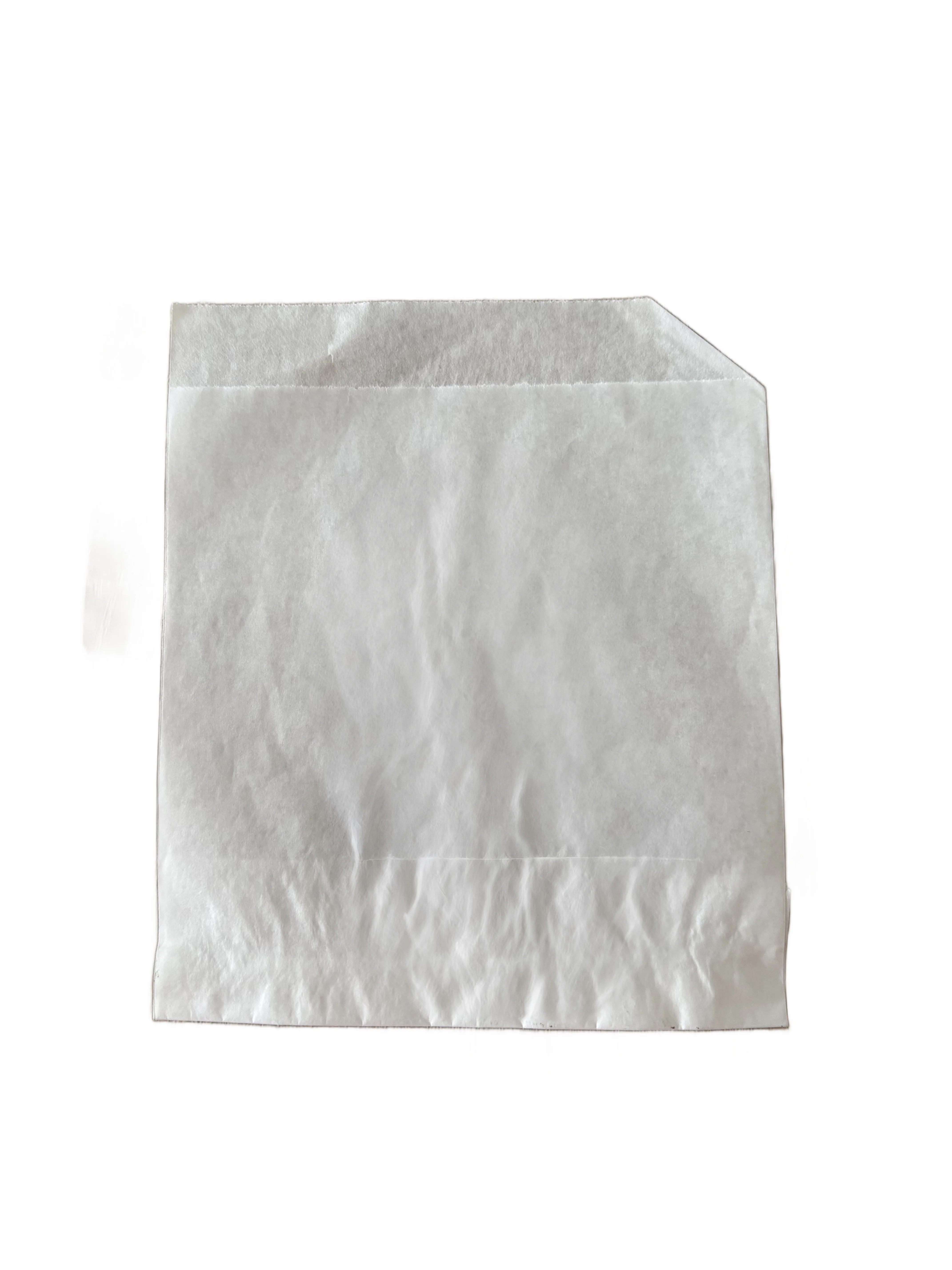 Sachet Burger Kebab fendu kraft blanc 170x170 mm - 35 g/m²