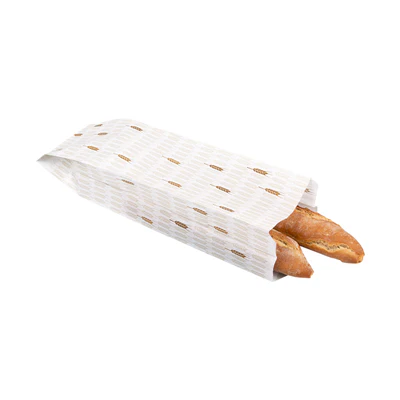 SACHETS BOULANGERIE 'CERES' 33 G/M2 14+9x46 CM BLANC CELLULOSE (500 UNITÉS) - REF. 227.48 - Image 3