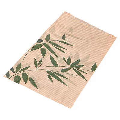 SACHETS CROISSANTS FEEL GREEN 32 G/M2 19+8x26 CM NATUREL KRAFT (500 UNITÉS) - REF. 355.12