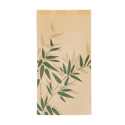 SACHETS CROISSANTS FEEL GREEN 32 G/M2 19+8x26 CM NATUREL KRAFT (500 UNITÉS) - REF. 355.12 - Image 2