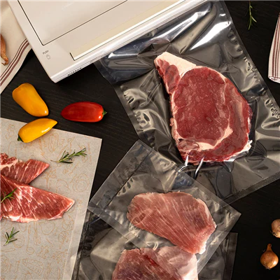 SACHETS EMBALLAGE SOUS VIDE 80µ 25x40 CM TRANSPARENT PA/PE (100 UNITÉS) - REF. 521.05 - Image 3