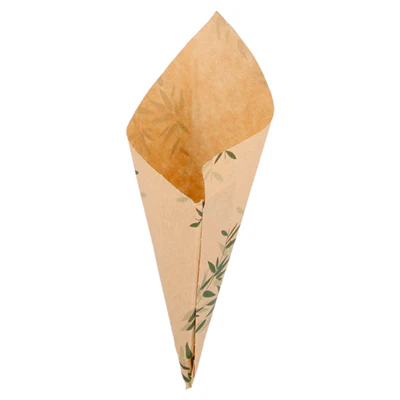 SACHETS EN POINTE FEEL GREEN 400 G 70 G/M2 34x24 CM NATUREL PARCH.INGRAISSABLE (1000 UNITÉS) - REF. 167.61
