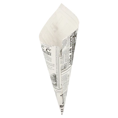 SACHETS EN POINTE 'TIMES' 100 G 70 G/M2 24x17 CM BLANC PARCH.INGRAISSABLE (2000 UNITÉS) - REF. 167.41