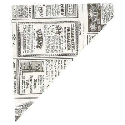SACHETS EN POINTE PFAS FREE 'TIMES' 70 G 70 G/M2 20x14 CM BLANC PARCH.INGRAISSABLE (2000 UNITÉS) - REF. 205.93 - Image 2