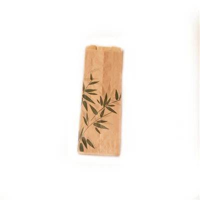 SACHETS MINI SANDWICHS FEEL GREEN 34 G/M2 7+4x22 CM NATUREL PARCH.INGRAISSABLE (500 UNITÉS) - REF. 158.84