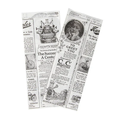 PAPIER INGRAISSABLES OUVERT 2 CÔTÉS 'TIMES' 35 G/M2 9+3x22 CM BLANC PARCH.INGRAISSABLE (500 UNITÉS) - REF. 226.70 - Image 3
