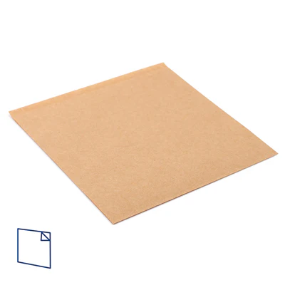 SACHETS OUVERTS 2 CÔTÉS 35 G/M2 + 10 LDPE 12x12,2 CM NATUREL KRAFT (100 UNITÉS) - REF. 173.66 - Image 2