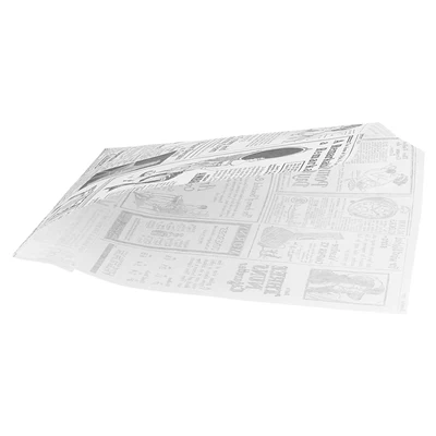 PAPIER INGRAISSABLES OUVERT 2 CÔTÉS PFAS FREE 'TIMES' 35 G/M2 13x14 CM BLANC PARCH.INGRAISSABLE (1000 UNITÉS) - REF. 186.24 - Image 2