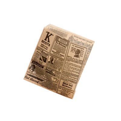 PAPIER INGRAISSABLES OUVERT 2 CÔTÉS 'TIMES' 32 G/M2 13x14 CM NATUREL PARCH.INGRAISSABLE (1000 UNITÉS) - REF. 098.01 - Image 3