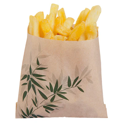 SACHET POUR FRITURES FEEL GREEN 34 G/M2 12x12 CM NATUREL PARCH.INGRAISSABLE (1000 UNITÉS) - REF. 143.04 - Image 3