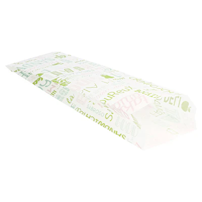 SACS BAGUETTES PFAS FREE 'GREEN PAROLE' 32 G/M2 9+4x30 CM BLANC PARCH.INGRAISSABLE (500 UNITÉS) - REF. 229.22 - Image 2