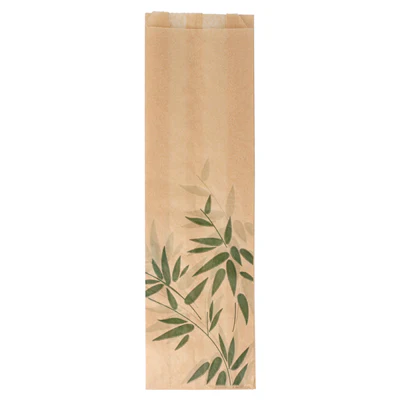SACS BAGUETTTES FEEL GREEN - PFAS FREE 34 G/M2 9+4x30 CM NATUREL PARCH.INGRAISSABLE (500 UNITÉS) - REF. 147.10