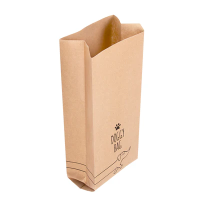 SACS "DOGGY BAG" 70 G/M2 14+8x32 CM NATUREL PARCH.INGRAISSABLE (100 UNITÉS) - REF. 230.55 - Image 3