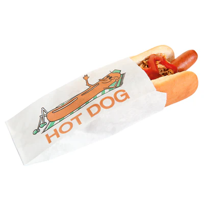 SACS HOT DOG 35 G/M2 7+5x18 CM BLANC PARCH.INGRAISSABLE (500 UNITÉS) - REF. 147.53 - Image 3