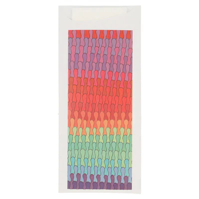SACS POUR COUVERTS + SERVIETTE JUST IN TIME 'COLORAMA' 90 + 10PE G/M2 8,5x19,5 CM BLANC AIRLAID (250 UNITÉS) - REF. 130.56