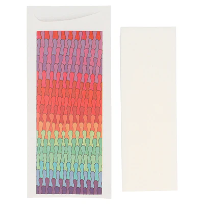 SACS POUR COUVERTS + SERVIETTE JUST IN TIME 'COLORAMA' 90 + 10PE G/M2 8,5x19,5 CM BLANC AIRLAID (250 UNITÉS) - REF. 130.56 - Image 3