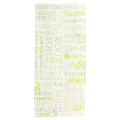SACS SANDWICHS PFAS FREE 'GREEN PAROLE' 32 G/M2 12+4x26 CM BLANC PARCH.INGRAISSABLE (500 UNITÉS) - REF. 229.23 - Image 2
