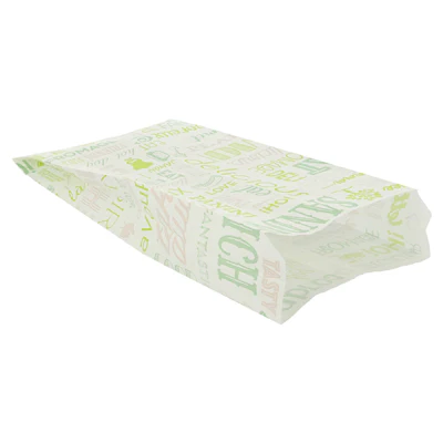 SACS SANDWICHS PFAS FREE 'GREEN PAROLE' 32 G/M2 12+4x26 CM BLANC PARCH.INGRAISSABLE (500 UNITÉS) - REF. 229.23 - Image 3