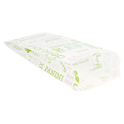 SACS SANDWICHS PFAS FREE 'GREEN PAROLE' 35 G/M2 9+4x22 CM BLANC PARCH.INGRAISSABLE (500 UNITÉS) - REF. 229.25 - Image 2