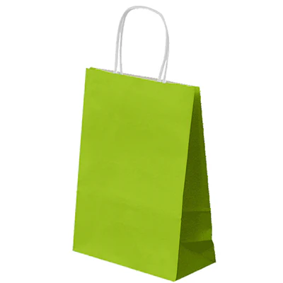 SACS SOS AVEC ANSES 80 G/M2 26+14x32 CM VERT ANIS CELLULOSE (250 UNITÉS) - REF. 192.28