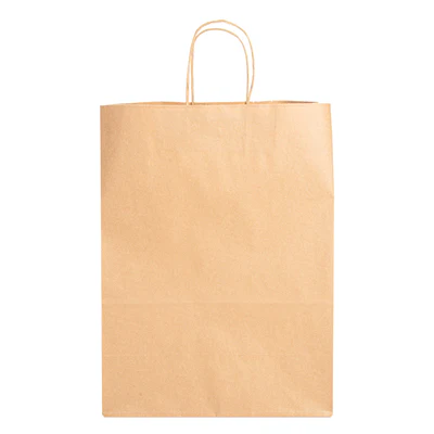 SACS SOS AVEC ANSES 90 G/M2 32+16x43 CM NATUREL KRAFT (250 UNITÉS) - REF. 109.22 - Image 3