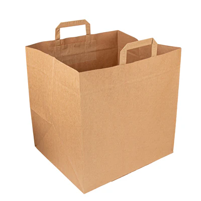 SACS SOS BOîTES PIZZA 110 G/M2 36+31x36 CM NATUREL KRAFT (125 UNITÉS) - REF. 535.11