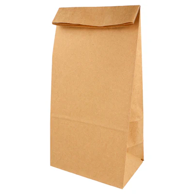 SACS SOS RECYCLÉS SANS ANSES 50 G/M2 18+12x28 CM NATUREL KRAFT (500 UNITÉS) - REF. 253.70