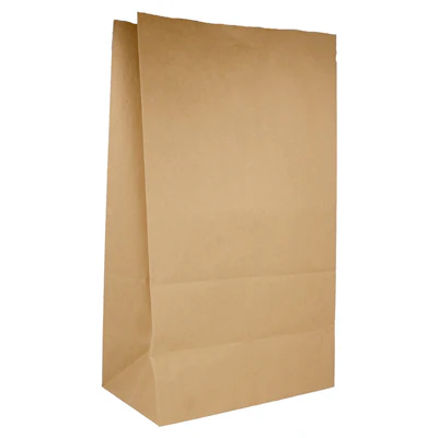 SACS SOS SANS ANSES 80 G/M2 25+15x43,5 CM NATUREL KRAFT (250 UNITÉS) - REF. 222.45