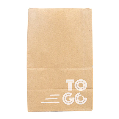SACS SOS RECYCLÉS SANS ANSES 'DELICIOUS' 50 G/M2 18+12x28 CM NATUREL KRAFT (500 UNITÉS) - REF. 253.71 - Image 5