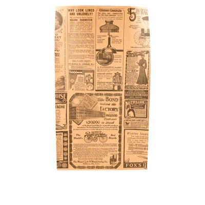 SACS SOS SANS ANSES 'TIMES' 70 G/M2 20+9x34,5 CM NATUREL KRAFT (500 UNITÉS) - REF. 222.41 - Image 3