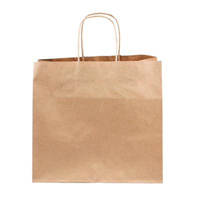 SACS SOS TRAITEUR AVEC ANSES 80 G/M2 26+17x24 CM NATUREL KRAFT (250 UNITÉS) - REF. 167.11 - Image 2
