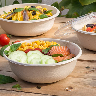 SALADIERS BIONIC 750 ML Ø 17x6,1 CM NATUREL BAGASSE (500 UNITÉS) - REF. 211.76 - Image 5
