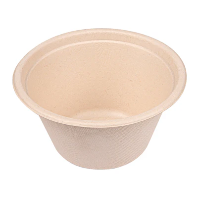 SALADIERS BIONIC 750 ML Ø15,5x8,4 CM NATUREL BAGASSE (600 UNITÉS) - REF. 231.25