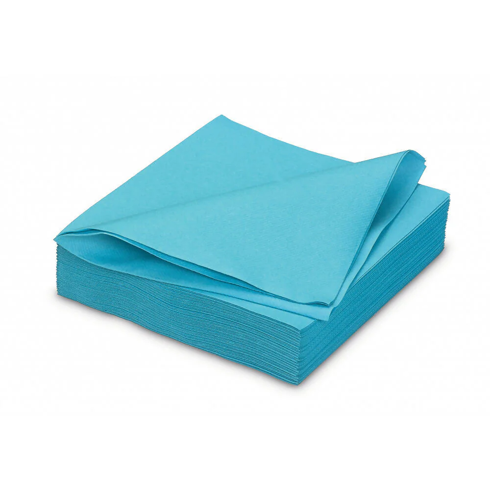 Serviette Intissé 40x40cm Azur (250 UNITES)