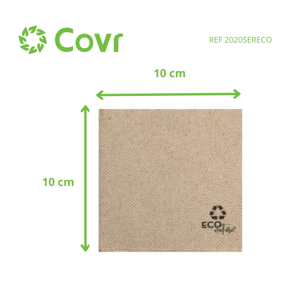 Serviette micropoint 20x20 2plis P4 eco - Image 2