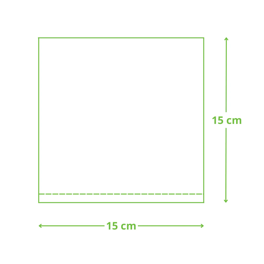Serviettes blanches 1 pli 30x30 - Image 5